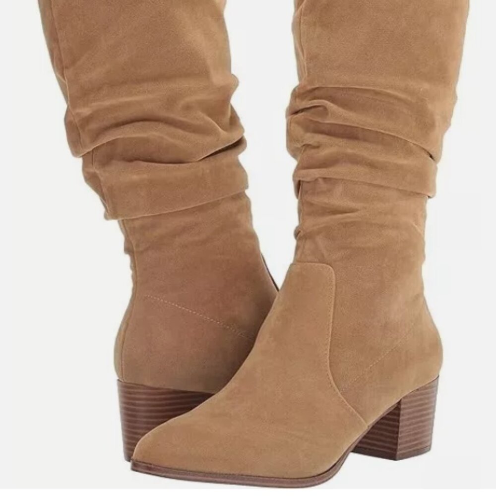 Amazon Essentials Women's Tall Block Heel Boots
